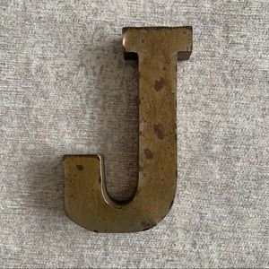 “J” Wall Decor